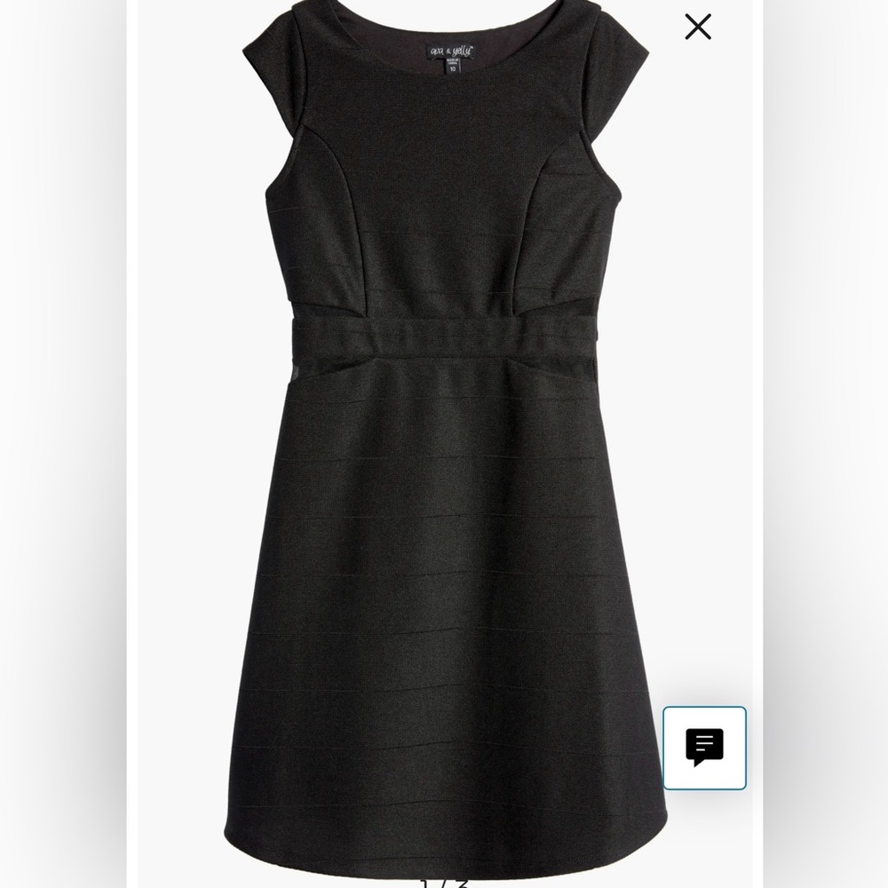 Ava & Yelly Kids’ Mesh Insert Skater Dress size  8